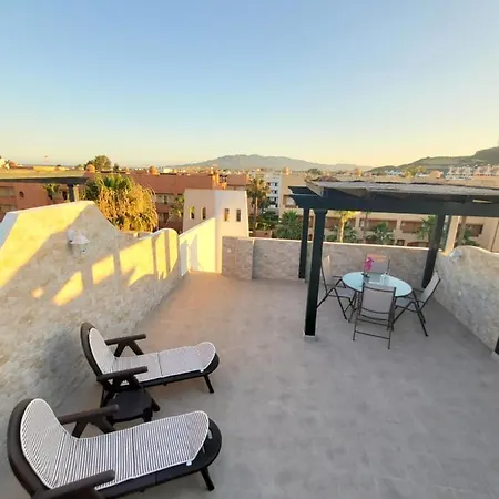 Atico Duplex Con Piscina Privada Y Vistas Al Mar En Paraiso De Vera! Lägenhet *